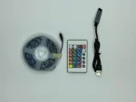 Світлодіодна LED стрічка RGB з пультом та USB живленням 10м - Зображення 3