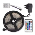 Світлодіодна стрічка з пультом smd RGB-5050 - Зображення 2
