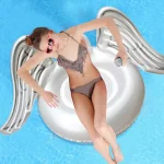 Матрац надувний "Ангел", 100cm, з крилами 180cm - Зображення 3
