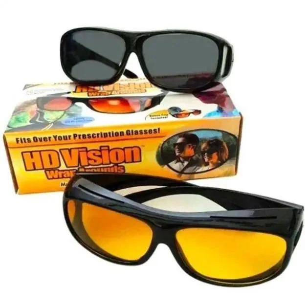 443417656 Сонцезахисні HD Vision Wrap Around Glasses окуляри для водіння антифари - Зображення 1