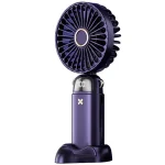 Вентилятор міні з підставкою для телефону та дисплеєм Mini fan