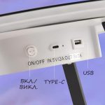 Круглий скляний музичний Bluetooth журнальний столик з RGB підсвічуванням - Зображення 3