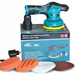 Полірувальна машинка Waxing Polisher D6000 акумуляторна з насадками 2хАКБ 1250W