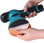 Полірувальна машинка Waxing Polisher D6000 акумуляторна з насадками 2хАКБ 1250W - Зображення 5