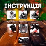 Прищепний секатор садовий ручний з 3 ножами для щеплення дерев і кущів - Зображення 4