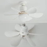 Лампа вентилятор 40W, в патрон E27, 6500K + Пульт / Стельова люстра LED / Стельовий вентилятор - Зображення 4