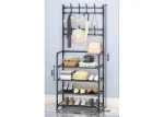 Універсальна вішалка для одягу New simple floor clothes rack size 60X29.5X151 см з гачками