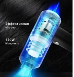 Автомобільний бездротовий портативний пилосос Vacuum cleaner 2 in 1 - Зображення 2