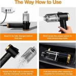 Автомобільний бездротовий портативний пилосос Vacuum cleaner 2 in 1 - Зображення 6