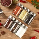 Баночки для спецій на підставці, що крутиться, 7 предметів, Spices set - Зображення 8