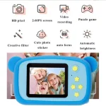Дитячий цифровий фотоапарат Smart Kids KM-89 Цифрова камера Ведмедик Teddy з іграми та рамками, Full HD, 12 МП Блакитний - Зображення 2