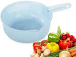 Багатофункціональна овочерізка 12в1 Slicing Master з контейнером та ручкою подрібнювач для овочів та фруктів ножі з нержавіючої сталі Blue - Зображення 7