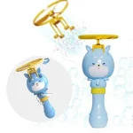 Мильні бульбашки Bubble Toy блакитний з літаючим пропелером - Зображення 2