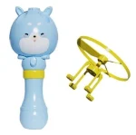 Мильні бульбашки Bubble Toy блакитний з літаючим пропелером - Зображення 5