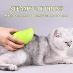 Парова щітка масажер спрей 3 в 1 Pet Spray Massage Brush для вичісування собак та кішок з паровим розпилювачем Жовта - Зображення 4