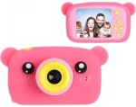 Дитячий цифровий фотоапарат Smart Kids KM-89 Цифрова камера Ведмедик Teddy з іграми та рамками, Full HD, 12 МП Блакитний - Зображення 5
