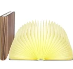 Настільна лампа світильник у вигляді книги Foldable Book Lamp Нічник для дитячої кімнати - Зображення 3