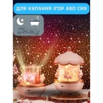 Нічник-проектор карусель зайчиків музичний з LED підствіткою - Зображення 3