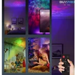 Проектор зоряного неба STAR PROJECTOR NIGHT LIGHT ALIENSUN, лампа з багатобарвним підсвічуванням - Зображення 7