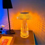 Настільна лампа з пультом і USB-зарядкою "Гриб" Mushroom Lamp RGB | 16 LED