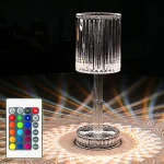 Декоративна кришталева LED лампа - нічник p USB, Crystal Light / Світлодіодна настільна лампа - Зображення 3