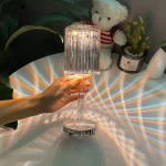 Декоративна кришталева LED лампа - нічник p USB, Crystal Light / Світлодіодна настільна лампа - Зображення 5