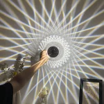 Декоративна кришталева LED лампа - нічник p USB, Crystal Light / Світлодіодна настільна лампа - Зображення 6