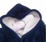 Плед Huggle з капюшоном Ultra Plush Blanket Hoodie Blue (Синій) - Зображення 6