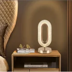 Лампа-ночник кристальная Creative Table Lamp 3 режима Золото - Зображення 7