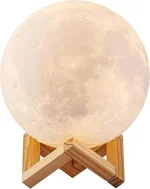 Настільний 3D світильник Magic Moon Light Touch Control 15 см, нічник Місяць із сенсорним керуванням
