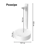 Портативний акумуляторний насос для води 7 режимів із зарядкою Type-C Smart Table Water-X115.