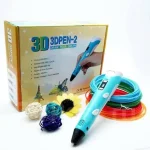 3D ручка з LCD дисплеєм та набором еко пластику для 3Д малювання 3D Pen
