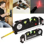 Лазерний рівень LASER LEVELPRO3 / Нівелір з вбудованою рулеткою / Рівень будівельних робіт