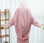 Піжама кігурумі акула Shark Blanket 2XL 165-170 см Плед акула рожева - Зображення 4