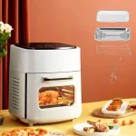 Аерофритюрниця 3в1 гриль сушка для фруктів овочів безмасляна 3500W мультипіч 15л