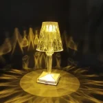 Світильник декоративний LED нічник Diamond light Діамант світлодіодний кришталевий на акумуляторі USB - Зображення 4