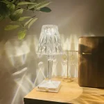 Світильник декоративний LED нічник Diamond light Діамант світлодіодний кришталевий на акумуляторі USB - Зображення 8