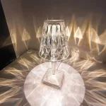 Світильник декоративний LED нічник Diamond light Діамант світлодіодний кришталевий на акумуляторі USB - Зображення 11