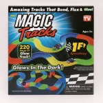 Дитячий гоночний трек Magic Tracks 220 деталей, світиться в темряві, з машинкою з підсвіткою