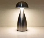Бездротова USB LED настільна лампа, алюміній, метал з регульованою яскравістю