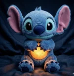 М'яка інтерактивна іграшка Soft Toys «Стіч» з підсвіткою, музикою та ефектом дихання, світиться, колискова - Зображення 7