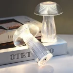 Настільна лампа з пультом і USB-зарядкою "Гриб" Mushroom Lamp RGB | 16 LED - Зображення 5