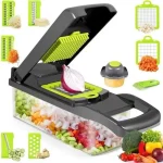 Овочерізка Мультислайсер 14 В 1 Veggie Slicer Із Ситечком Для Нарізки Подрібнення - Зображення 2