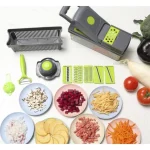 Овочерізка Мультислайсер 14 В 1 Veggie Slicer Із Ситечком Для Нарізки Подрібнення - Зображення 5