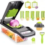 Овочерізка Мультислайсер 14 В 1 Veggie Slicer Із Ситечком Для Нарізки Подрібнення