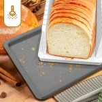 Хліборізка для домашнього хліба з піддоном для крихт та регульованою напрямною для нарізки - Зображення 5