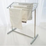 Сушарка для білизни (70х62х36см) Mobile towel rack, на 5 рядів / Сушка для підлоги для одягу - Зображення 3