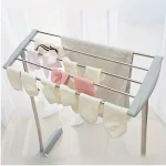 Сушарка для білизни (70х62х36см) Mobile towel rack, на 5 рядів / Сушка для підлоги для одягу