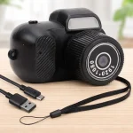 Портативна міні камера DV 1080P з дисплеєм 0,96, цифрова ретро міні камера, компактна, чорна - Зображення 2