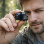 Портативна міні камера DV 1080P з дисплеєм 0,96, цифрова ретро міні камера, компактна, чорна - Зображення 3